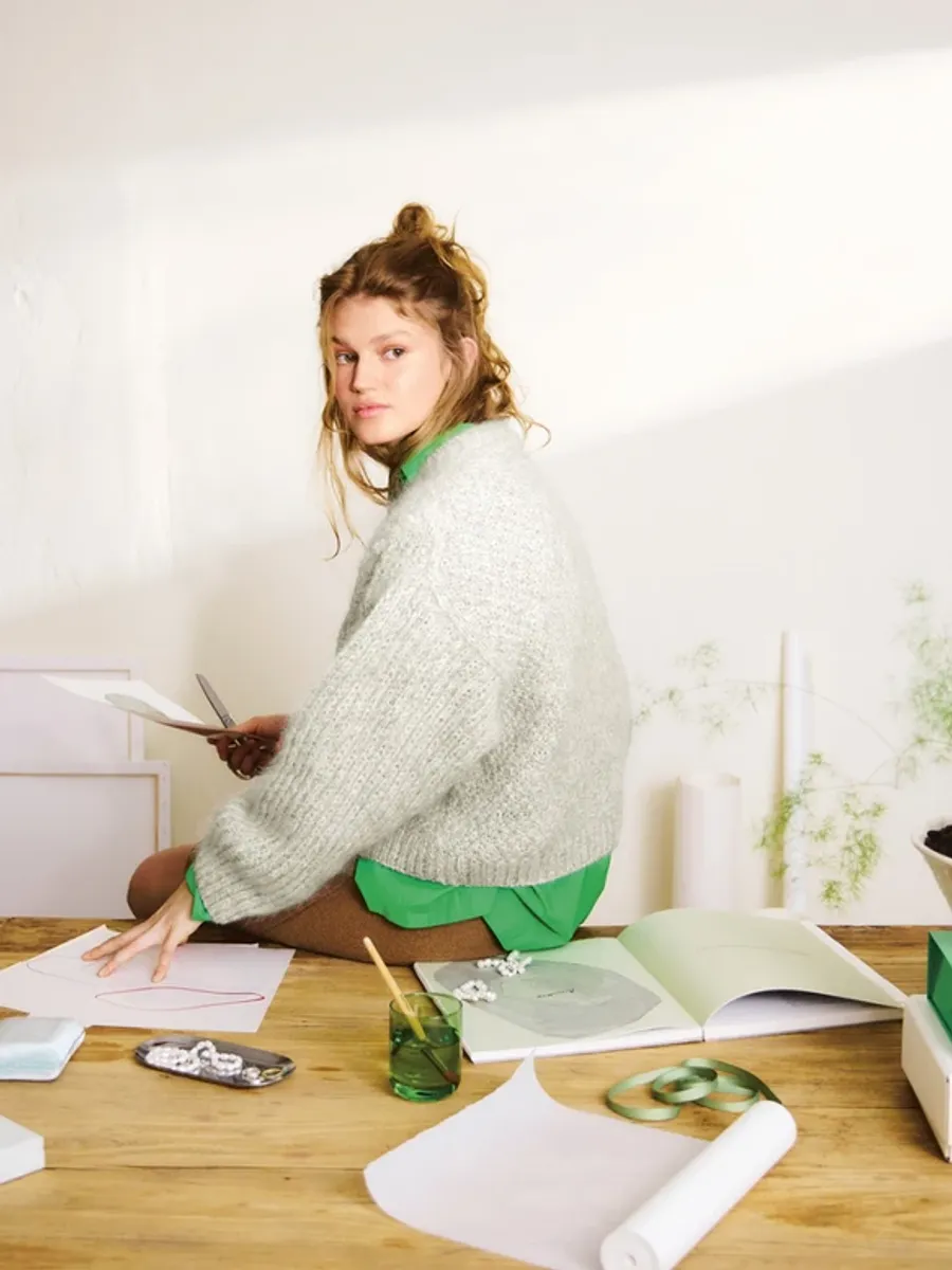 Enkeltoppskrift / 2502 DIY / Nr. 1  Harper Cardigan